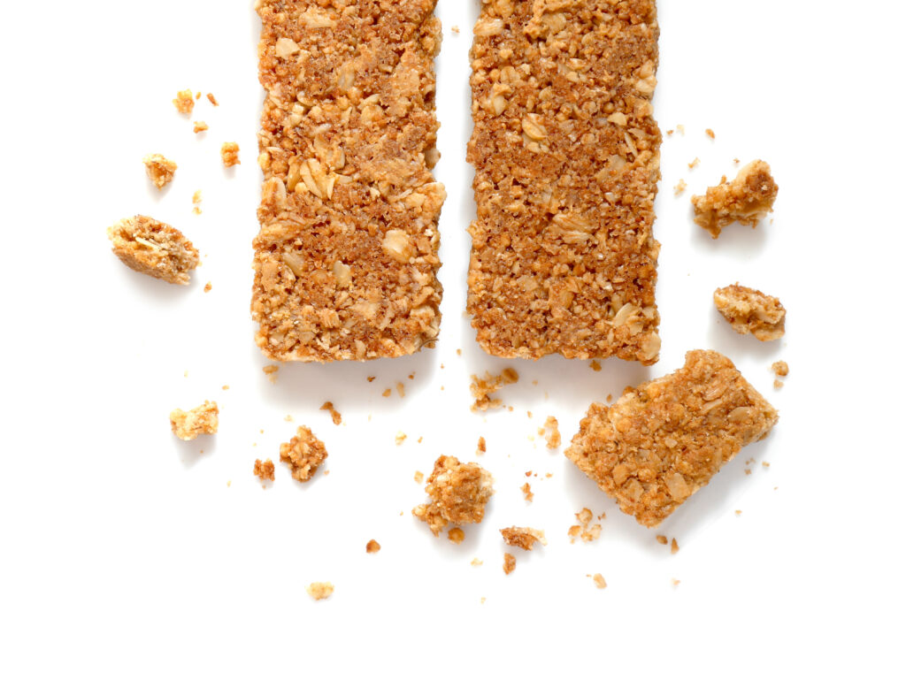 Cereal,bars,or,flapjacks,made,from,rolled,oats,with,crumbs